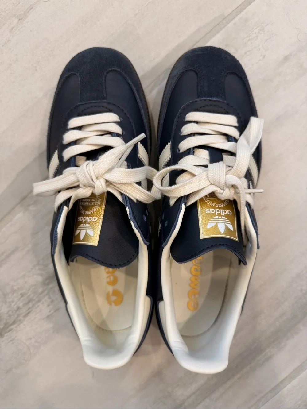 adidas blue navy sambas